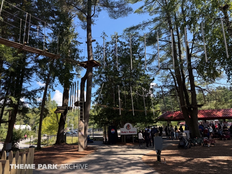 Zip Lines and Aerial Park at Santa's Village Muskoka's Theme Park