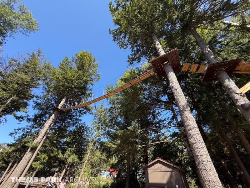 Zip Lines and Aerial Park at Santa's Village Muskoka's Theme Park