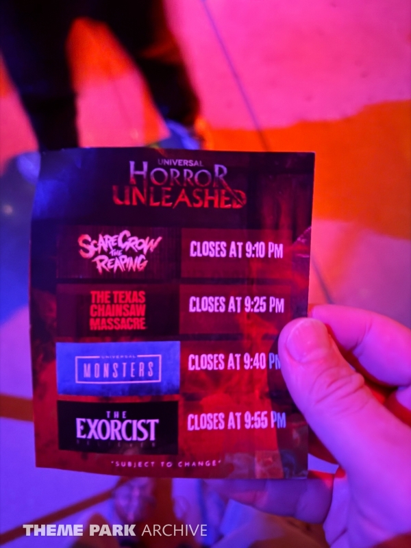 Misc at Universal Horror Unleashed