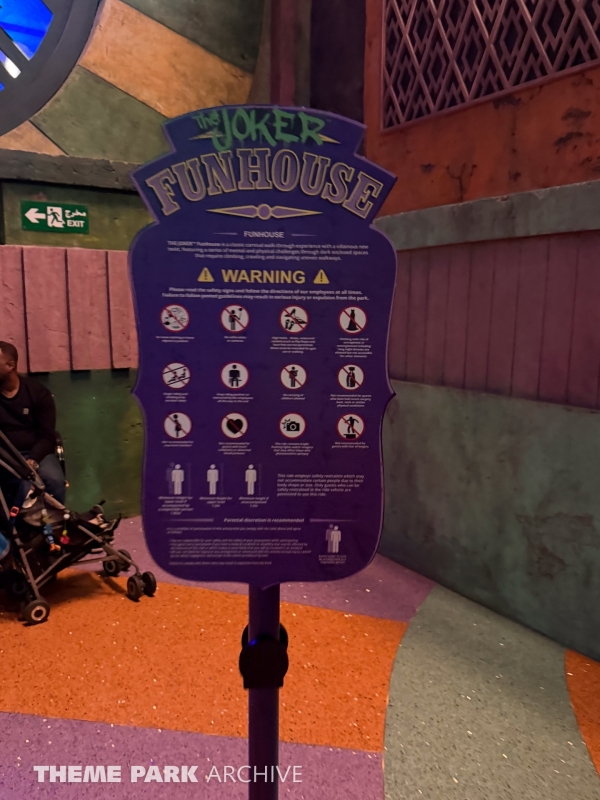 THE JOKER Funhouse at Warner Bros. World Abu Dhabi