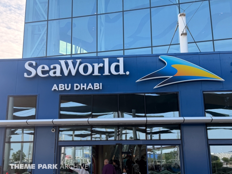 Entrance at SeaWorld Yas Island