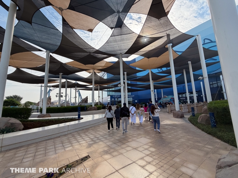Entrance at SeaWorld Yas Island