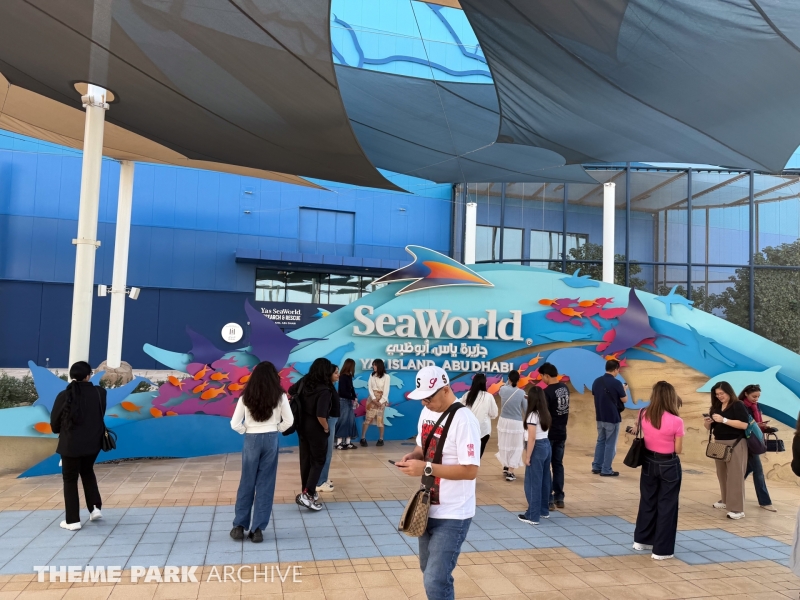 Entrance at SeaWorld Yas Island