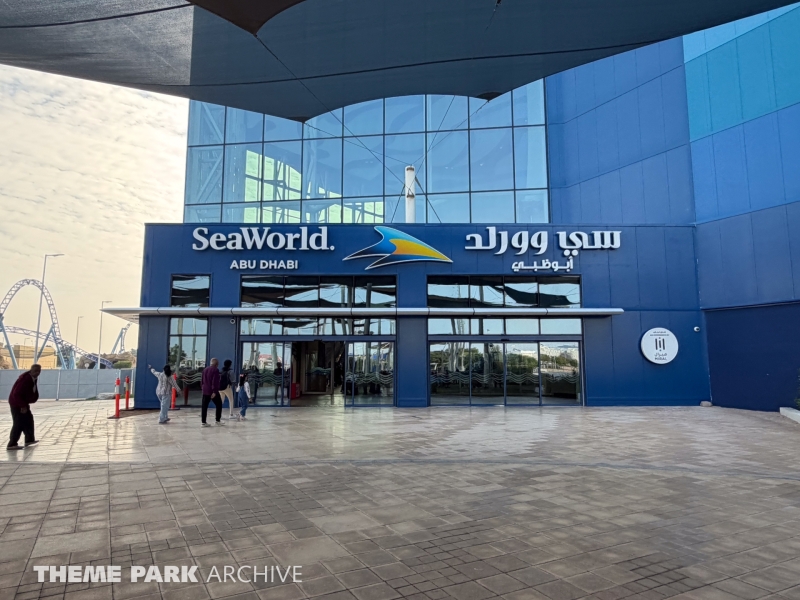 Entrance at SeaWorld Yas Island