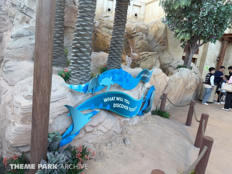 Entrance at SeaWorld Yas Island
