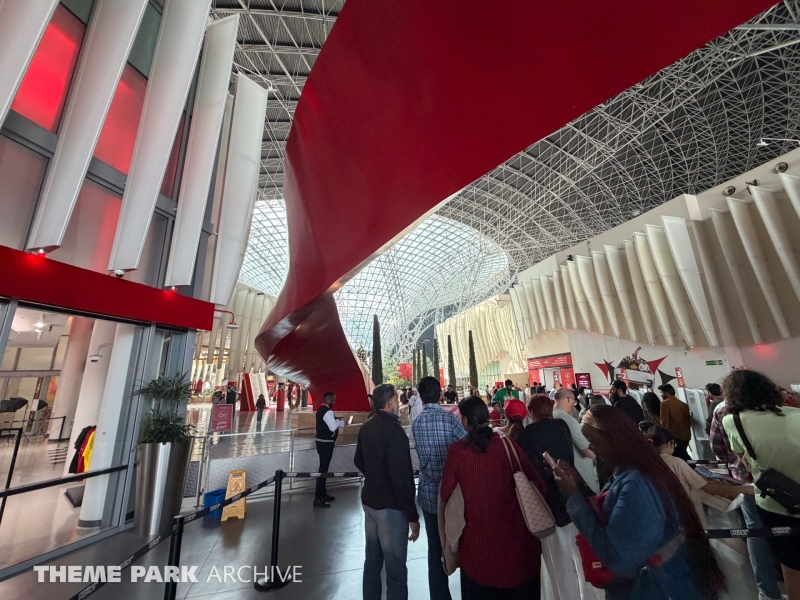 Entrance at Ferrari World Yas Island