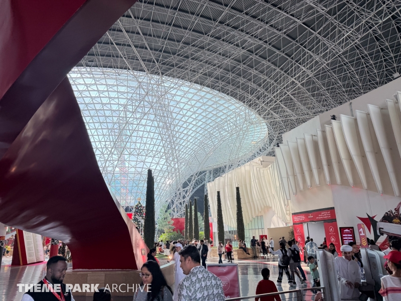 Entrance at Ferrari World Yas Island