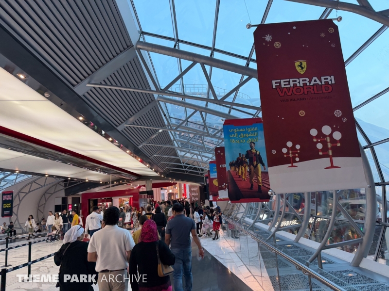 Entrance at Ferrari World Yas Island