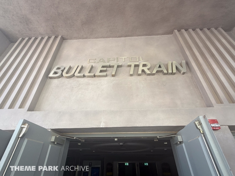 Capitol Bullet Train at Motiongate Dubai