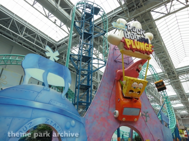 SpongeBob SquarePants Rock Bottom Plunge at Nickelodeon Universe at Mall of America
