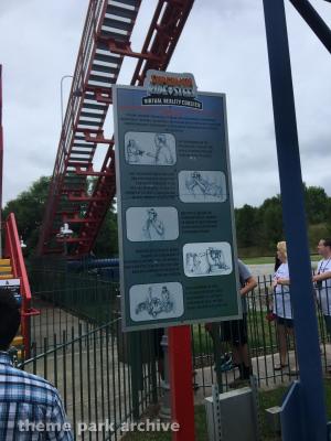 Superman Virtual Reality Coaster Six Flags America 2016