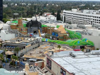 We check out the construction progress on Super Nintendo World