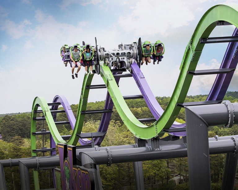 The Joker Free-Fly Coaster opens at Six Flags Over Texas 